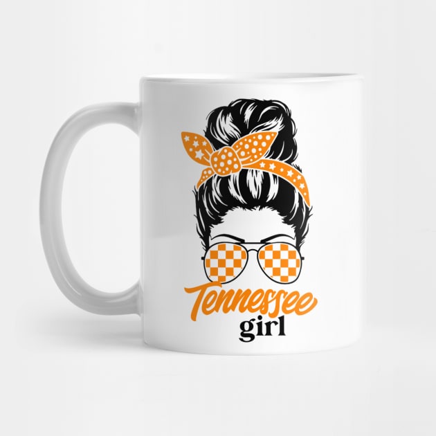 Tennessee Girl // Messy Hair, Don't Care // Tennessee Football Gameday by SLAG_Creative